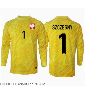 Polen Wojciech Szczesny #1 Målmand Hjemmebanetrøje EM 2024 Langærmet